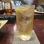 名古屋コーチン 堀江 - ジョニーウォーカー12年　ハイボール