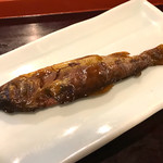 飛騨そば 小舟 - あまご甘露煮　税込570円