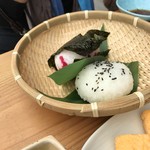 御厨 - おにぎり御膳にはおにぎり２つ。