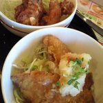 ガスト - マグロ竜田とチキン唐揚げの人気惣菜和膳