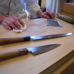 陸女鮨 - 名刀の如く斬れ味良さそうな包丁です