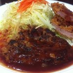 ハンバーグ＆ひれかつ