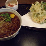 石臼挽き手打ち蕎麦 高はし - 天麩羅そば\1700-☆