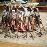 柳家 - 馬瀬川の鮎の塩焼き