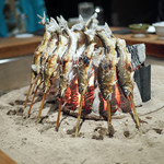 柳家 - 馬瀬川の鮎の塩焼き