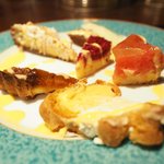 プールトワ - ランチコース 1820円 のデザート6種盛り合わせ