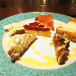 プールトワ - ランチコース 1820円 のデザート6種盛り合わせ