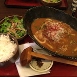 うどん土佐屋 - カレーうどんセットd(￣. ￣)/ 通常￥910円