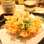 味奈登庵 - かき揚げ天ぷら！  
      今日もボリュームプリタツ♡