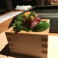 和牛懐石 但馬屋 梅田 - 名物うにくの塩ユッケ