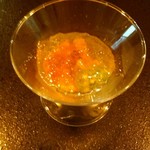 ちそう そったくいと - うにと魚の子ジュレがけ