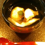 ちそう そったくいと - 車海老のしんじょうとシイタケ