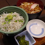 温泉食堂 和呂和呂 - ミニしらす丼とミラうどんセット