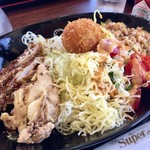 みはらし食堂 - 肉そば風タコライス