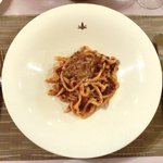 Giglio - パスタ+前菜 1365円 の岩手産短角牛腿肉を赤ワインで煮込んだソース ポロネーニャ風 シエナ伝統パスタ "イ・ピーチ"
