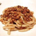 Giglio - パスタ+前菜+デザート 1680円 の岩手産白金豚を白ワインで煮込んだソース シエナ伝統のパスタ ”イ・ピーチ”