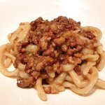 Giglio - パスタ+前菜+デザート 1680円 の岩手産白金豚を白ワインで煮込んだソース シエナ伝統のパスタ ”イ・ピーチ”