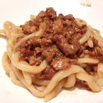 Giglio - パスタ+前菜+デザート 1680円 の岩手産白金豚を白ワインで煮込んだソース シエナ伝統のパスタ ”イ・ピーチ”