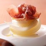 Awaji onions and Parma Prosciutto