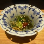 Sushi Fukagawa - じゅんさいの酢の物