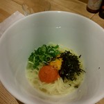 自家製ミートソース potto - 明太子釜玉の和風ソース