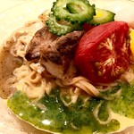 饗 くろ喜 - ＜2017年08月再訪＞冷やしカレーそば・1,100円