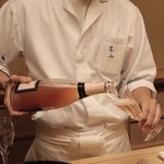 木山 - ロゼ泡：Champagne Marc Brut Rosé Chéri