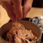 木山 - 節ON●卵丼の上に鰻蒲焼