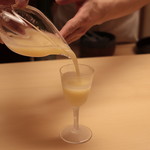 木山 - ●搾りたて桃ジュース