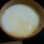 くるまや - デザートのリンゴのヨーグルト