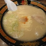 一蘭 - 量も辛さも普通を選択したラーメン