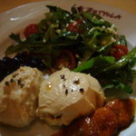 ラ・ベットラ・ダ・オチアイ - フォアグラのムース ベリーソース サラダ添え