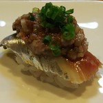 すし兆 - 鰯のなめろう載せ