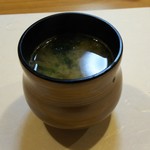 すし兆 - 海苔の味噌汁
