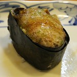 すし兆 - サザエとオクラの軍艦