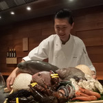 Waku Ghin - 食材の披露