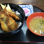 味処ドライブイン 灯台荘 - はたあげ丼