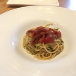 クッチーナメッセ - トマトとバジリコの冷製スパゲッティーニ（現在は原則写真撮影禁止です）