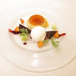 Giglio - パスタ+前菜+デザート 1900円 のプリン、ヨーグルトアイス、ガトーショコラ盛り合わせ