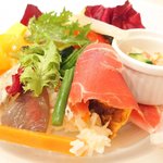 Giglio - パスタ+前菜+デザート 1900円 の前菜盛り合わせ