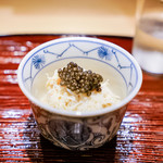 東麻布 天本 - 毛蟹とキャビア