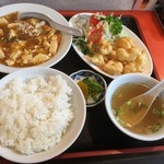 鳳鳴春 - 麻婆豆腐定食800円