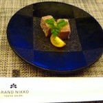 鉄板焼 銀杏 - 牛の煮凝り