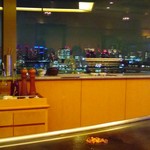 鉄板焼 銀杏 - 窓からの夜景