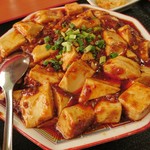 中華料理 福楽 - 「四川風麻婆豆腐定食」の四川風麻婆豆腐