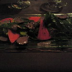 Ripaille - 砂肝のスモーク　サラダ仕立て