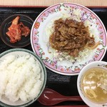 餃子の王将 - 豚焼肉のフェアセットA