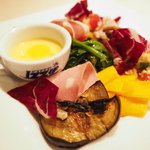 Giglio - パスタ+前菜+ドルチェ 1900円 の前菜盛り合わせ