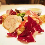 Giglio - パスタ+前菜+ドルチェ 1900円 の前菜盛り合わせ