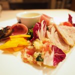 Giglio - パスタ+前菜+ドルチェ 1900円 の前菜盛り合わせ